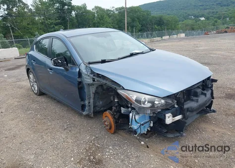 2016 Mazda Mazda3 S Touring z USA, uszkodzony, nr VIN JM1BM1M31G1301260